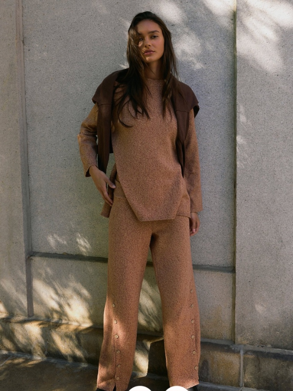 Free People free-est Button Up Sweater Set